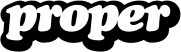 Proper Magazine logo identifying the sneaker publication as a media partner helping The Lab reach passionate collectors worldwide