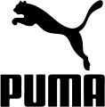 Puma logo reflecting the sportswear giant that carries The Lab care products, making premium sneaker maintenance widely accessible.