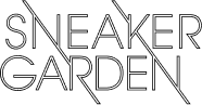 Sneaker Garden retailer logo marking one of the specialty sneaker shops worldwide, where customers find The Lab cleaning products