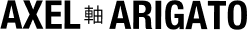 Axel Arigato logo connecting the Scandinavian streetwear label to The Lab, reflecting shared commitment to premium quality goods