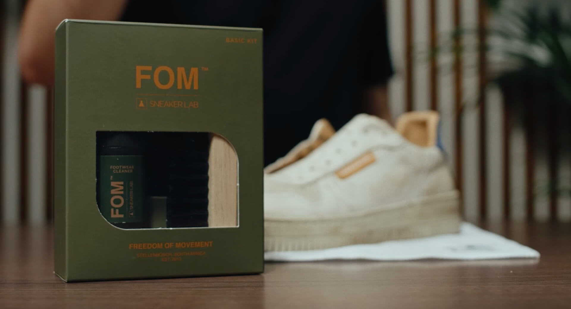 FOM and Sneaker Lab were brought together by a shared love of sneaker innovation, blending comfort-first design with cutting-edge care