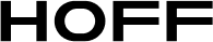 HOFF brand logo reflecting the Spanish footwear label that trusts The Lab to help customers maintain sneakers with gentle formulas