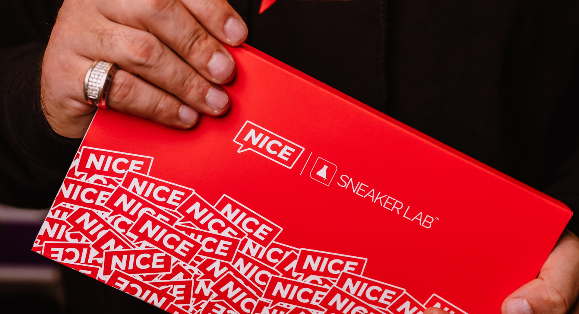 NICE and Sneaker Lab are teaming up to merge sneaker retail culture with premium footwear care in a campaign shot with bold energy