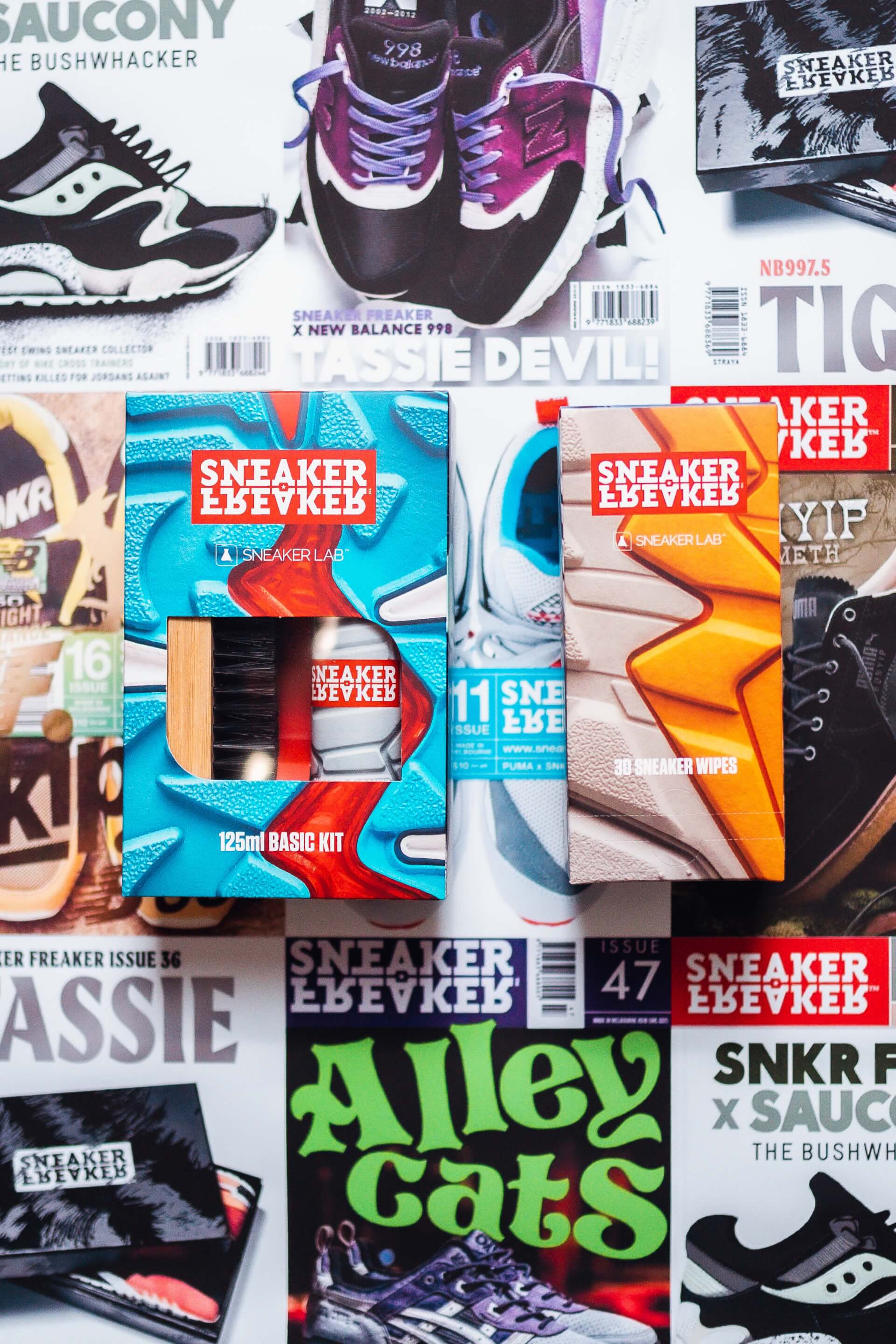 Limited edition Sneaker Freaker x Sneaker Lab tissue box that became a cult collectible within the global sneaker care community